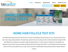 Tablet Screenshot of hairconfirm.com